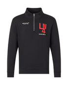 McLaren F1 Lando Norris Silverstone 1/4 Zip Midlayer - Black Sweaters McLaren-Castore 