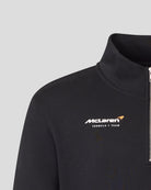 McLaren F1 Lando Norris Silverstone 1/4 Zip Midlayer - Black Sweaters McLaren-Castore 