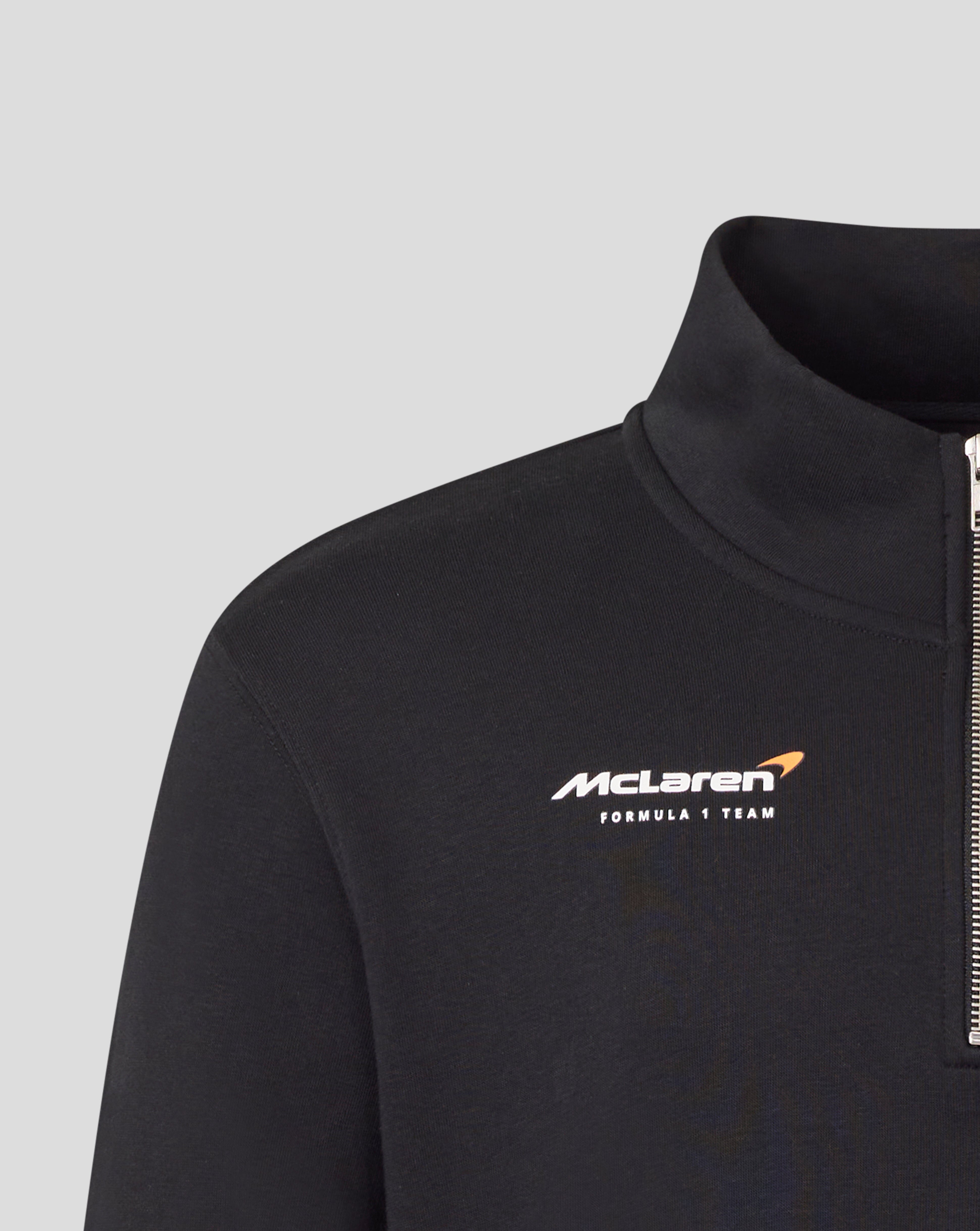 McLaren F1 Lando Norris Silverstone 1/4 Zip Midlayer - Black Sweaters McLaren-Castore 