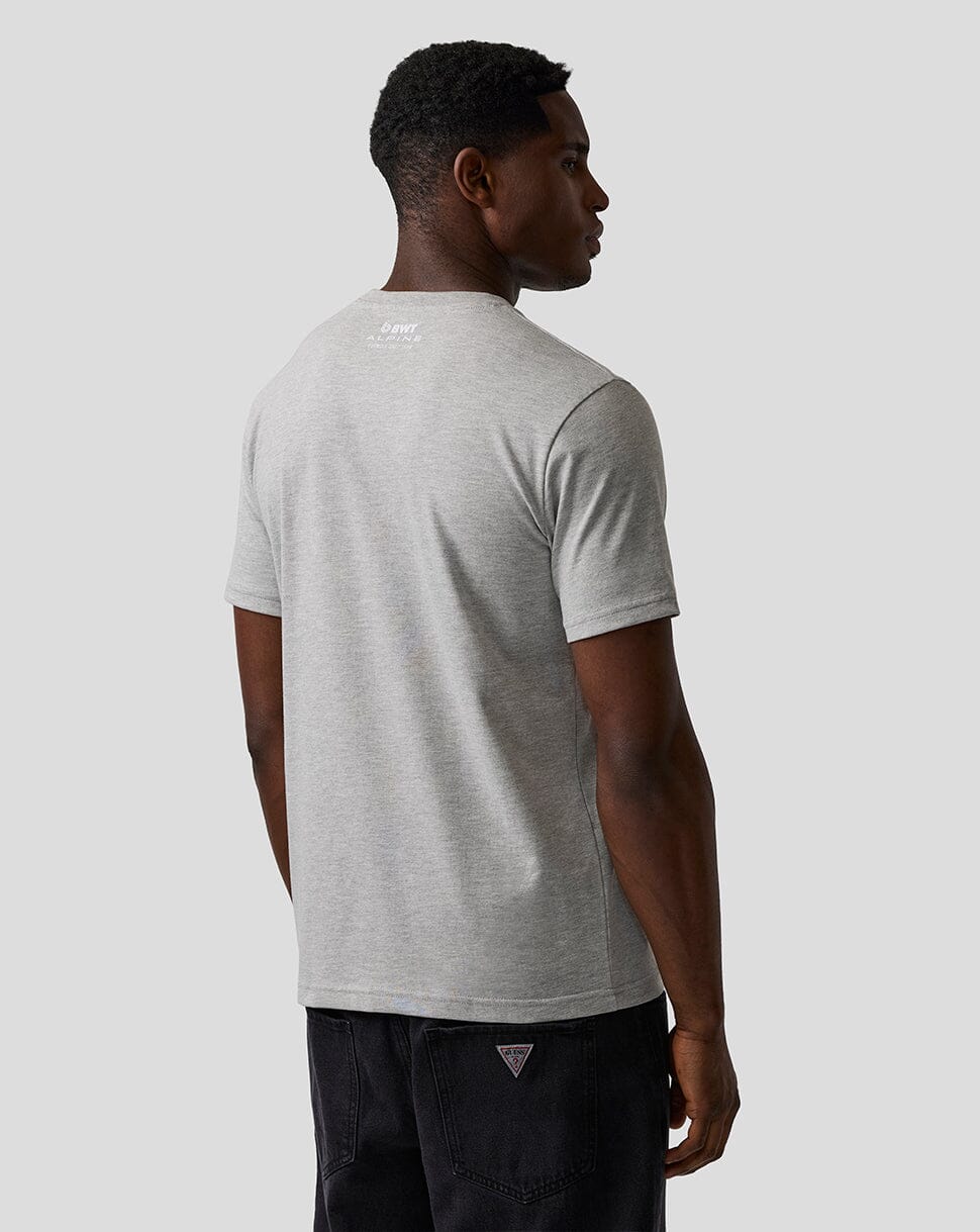 Alpine Racing F1 'A' Graphic T-Shirt - Grey
