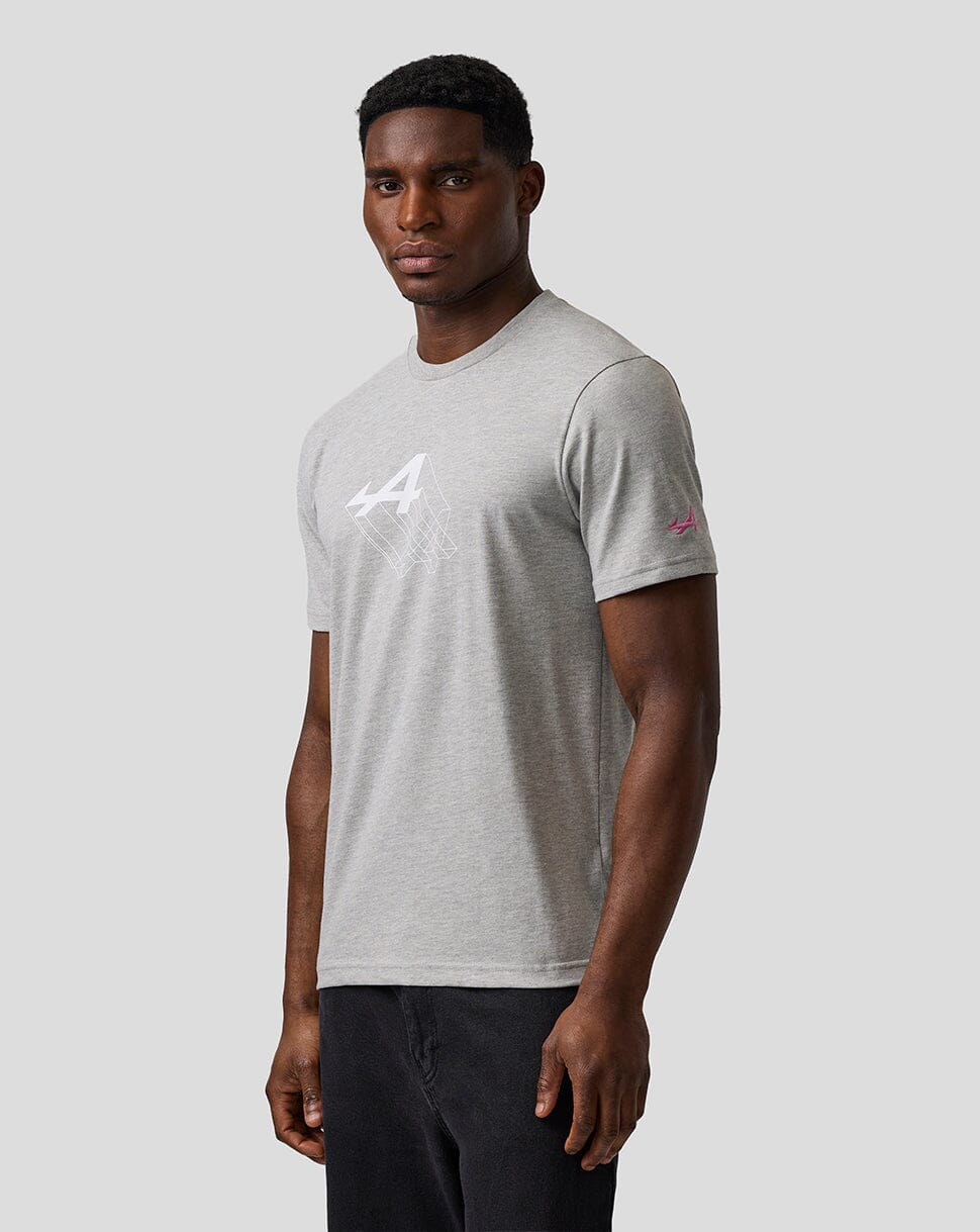 Alpine Racing F1 'A' Graphic T-Shirt - Grey