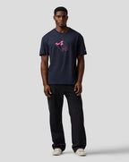 Alpine Racing F1 'A' Graphic Relaxed Fit T-Shirt - Navy