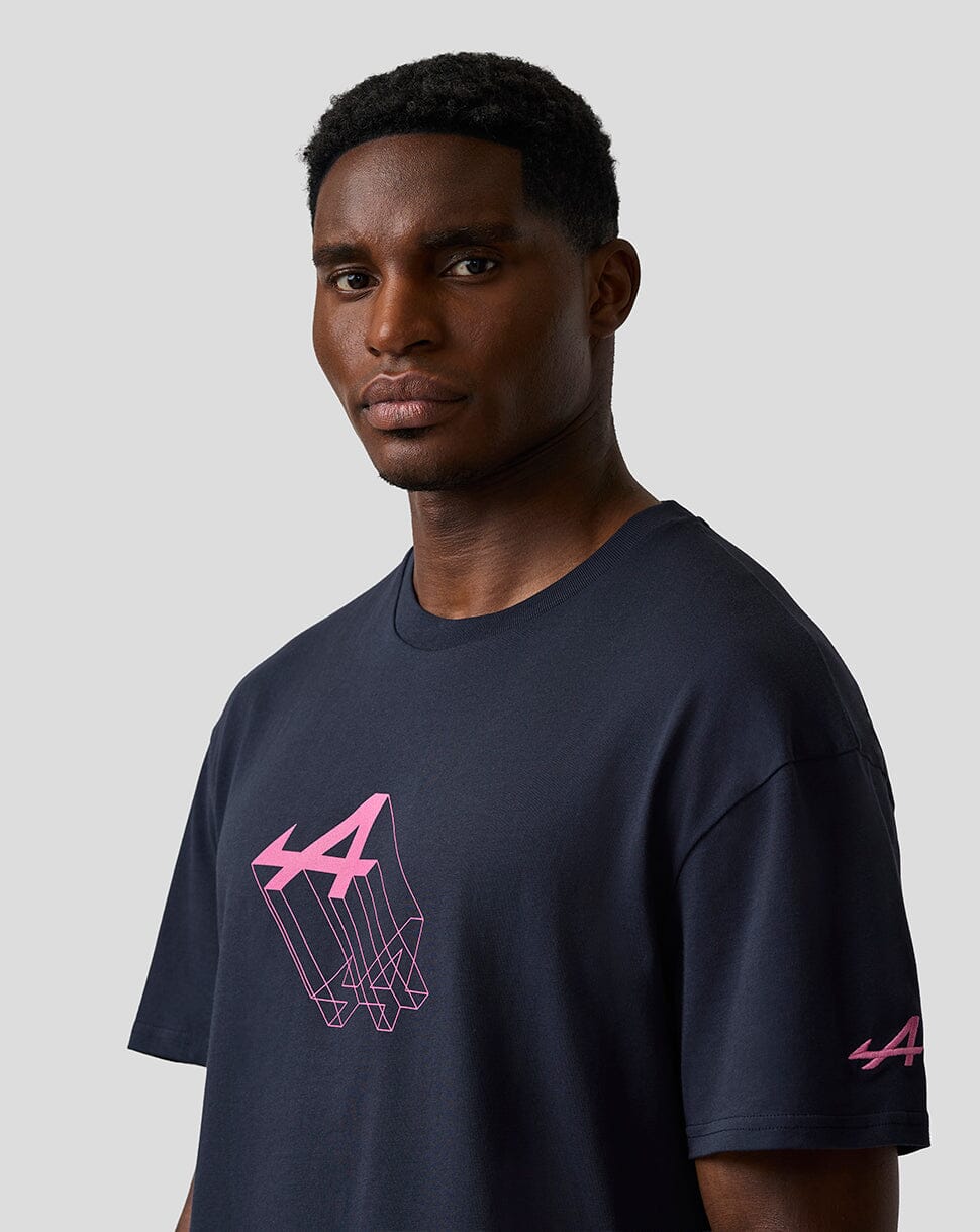 Alpine Racing F1 'A' Graphic Relaxed Fit T-Shirt - Navy