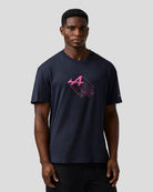 Alpine Racing F1 'A' Graphic Relaxed Fit T-Shirt - Navy