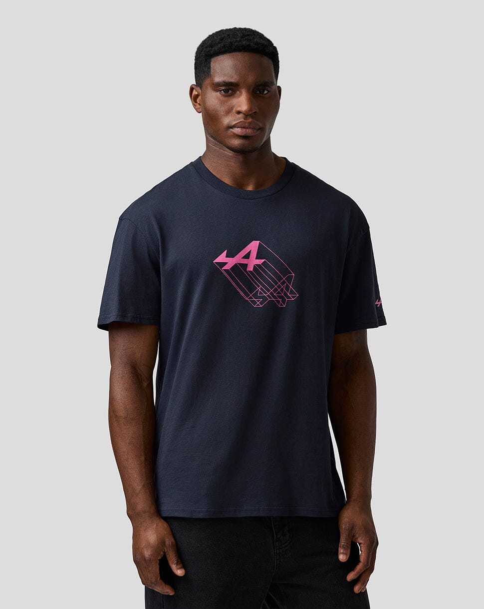 Alpine Racing F1 'A' Graphic Relaxed Fit T-Shirt - Navy