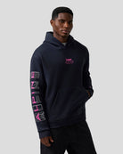 Alpine Racing F1 Sleeve Graphic Relaxed Fit Pullover Hoodie - Navy