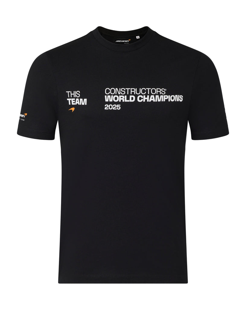 McLaren F1 2025 Constructors' Championship T-Shirt - Black T-shirts McLaren-Castore 