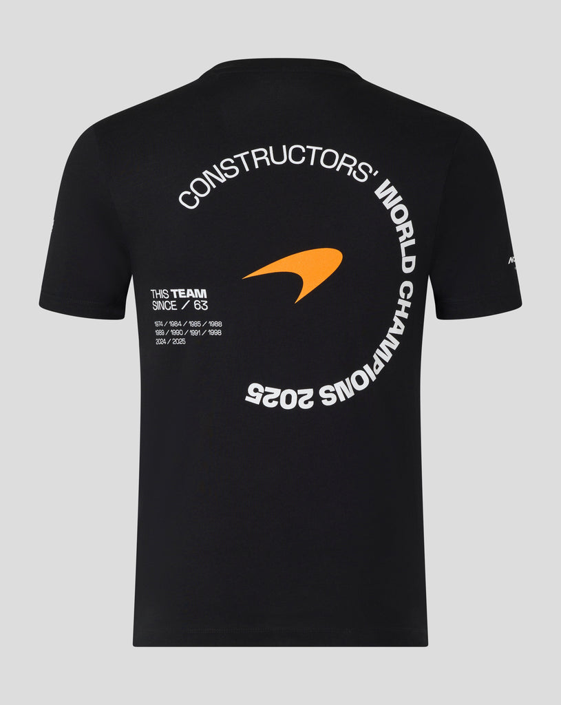 McLaren F1 2025 Constructors' Championship T-Shirt - Black T-shirts McLaren-Castore 