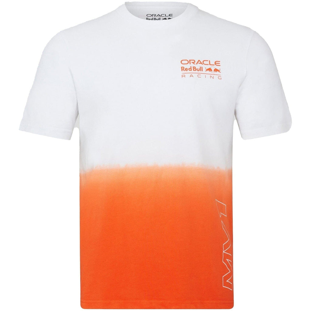 Red Bull Racing F1 Kids Max Verstappen Driver T-Shirt - White/Exotic Orange T-shirts Red Bull Racing 
