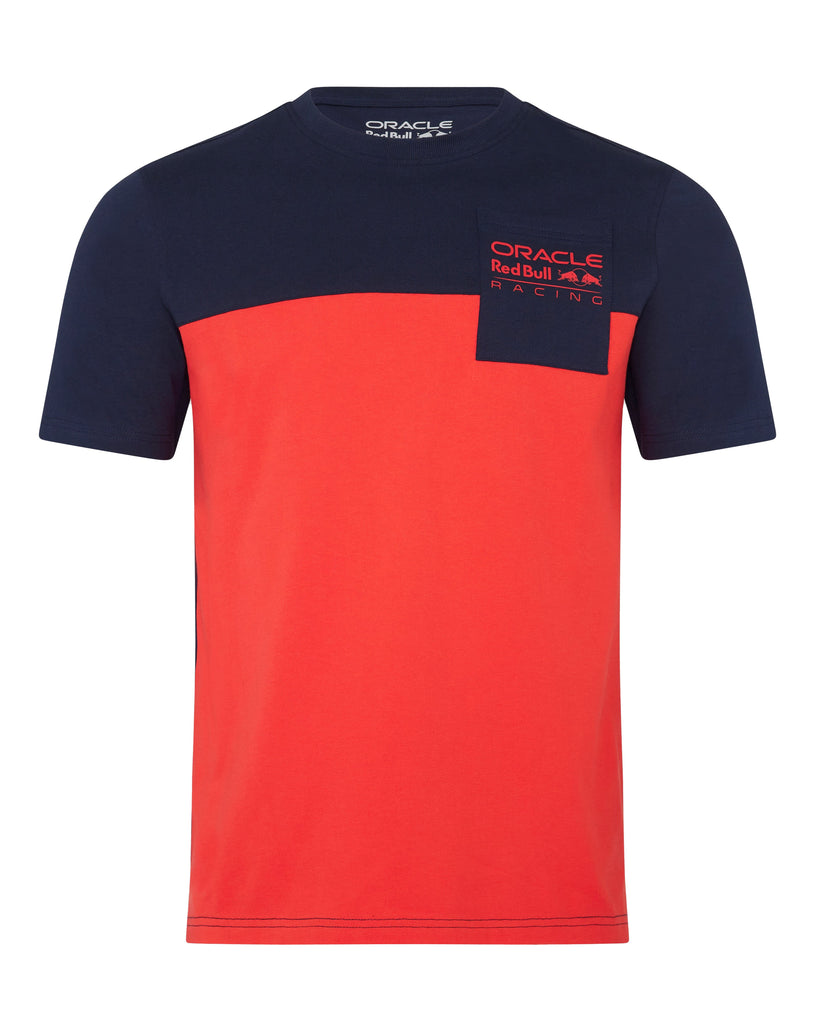 Red Bull Racing F1 Color Block T-Shirt - Navy T-shirts Red Bull Racing 