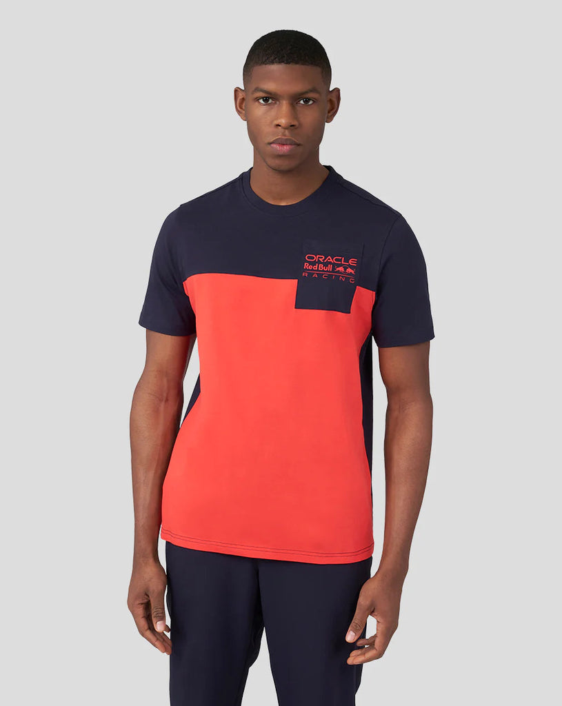 Red Bull Racing F1 Color Block T-Shirt - Navy T-shirts Red Bull Racing 