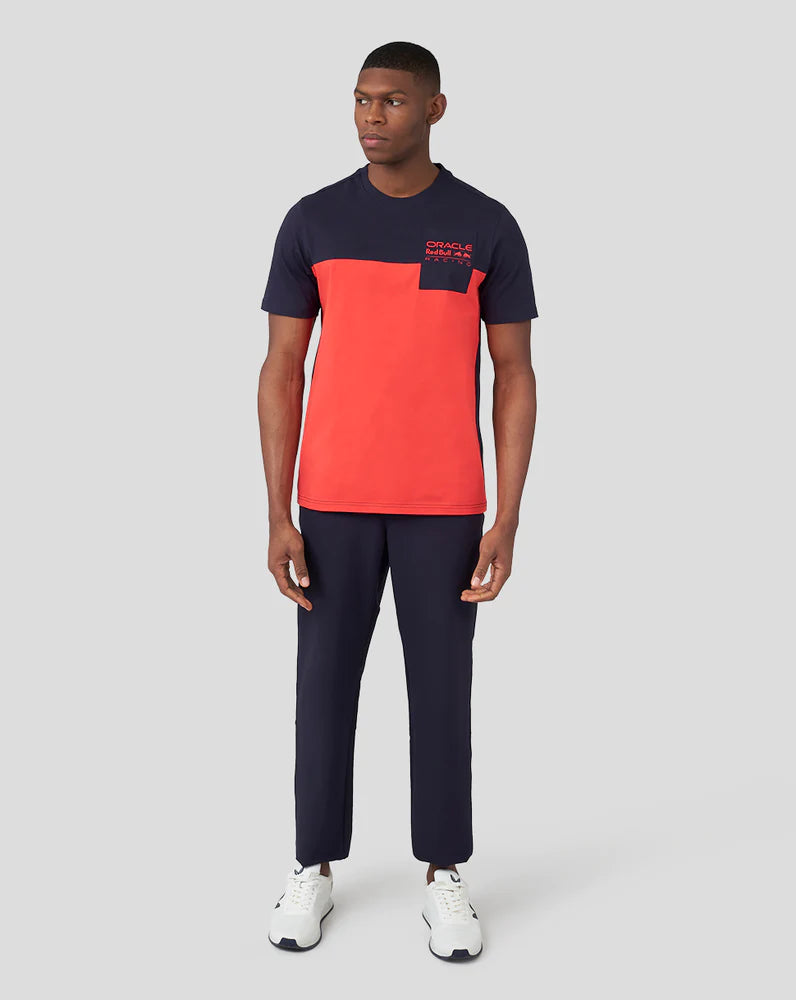 Red Bull Racing F1 Color Block T-Shirt - Navy T-shirts Red Bull Racing 