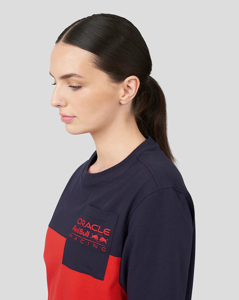 Red Bull Racing F1 Color Block T-Shirt - Navy T-shirts Red Bull Racing 