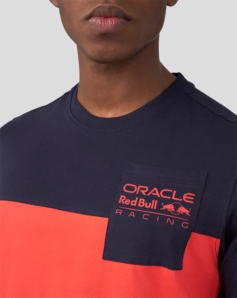 Red Bull Racing F1 Color Block T-Shirt - Navy T-shirts Red Bull Racing 