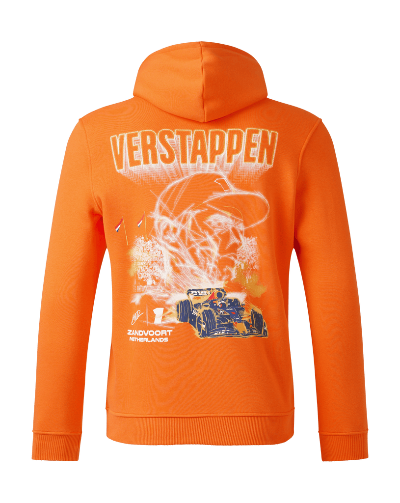 Red Bull Racing F1 Max Verstappen Special Edition Zandvoort Netherlands Hoodie - Orange Hoodies Red Bull Racing 