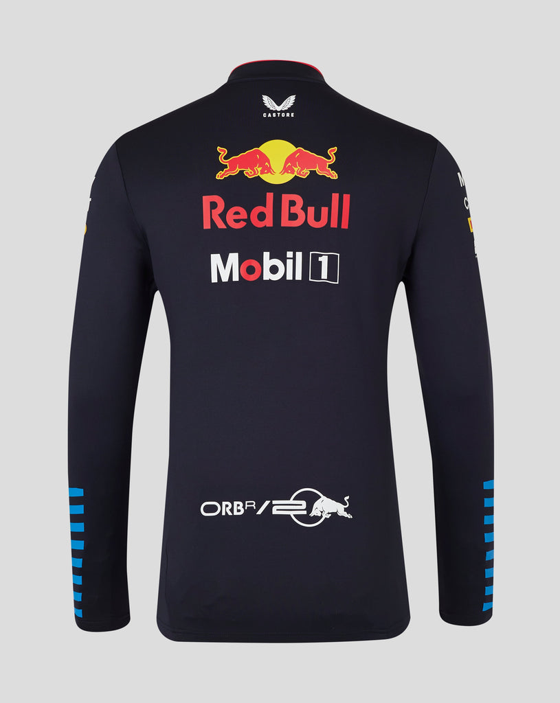 Red Bull Racing F1 2024 Team 1/4 Zip Mid Layer - Navy Jackets Red Bull Racing 