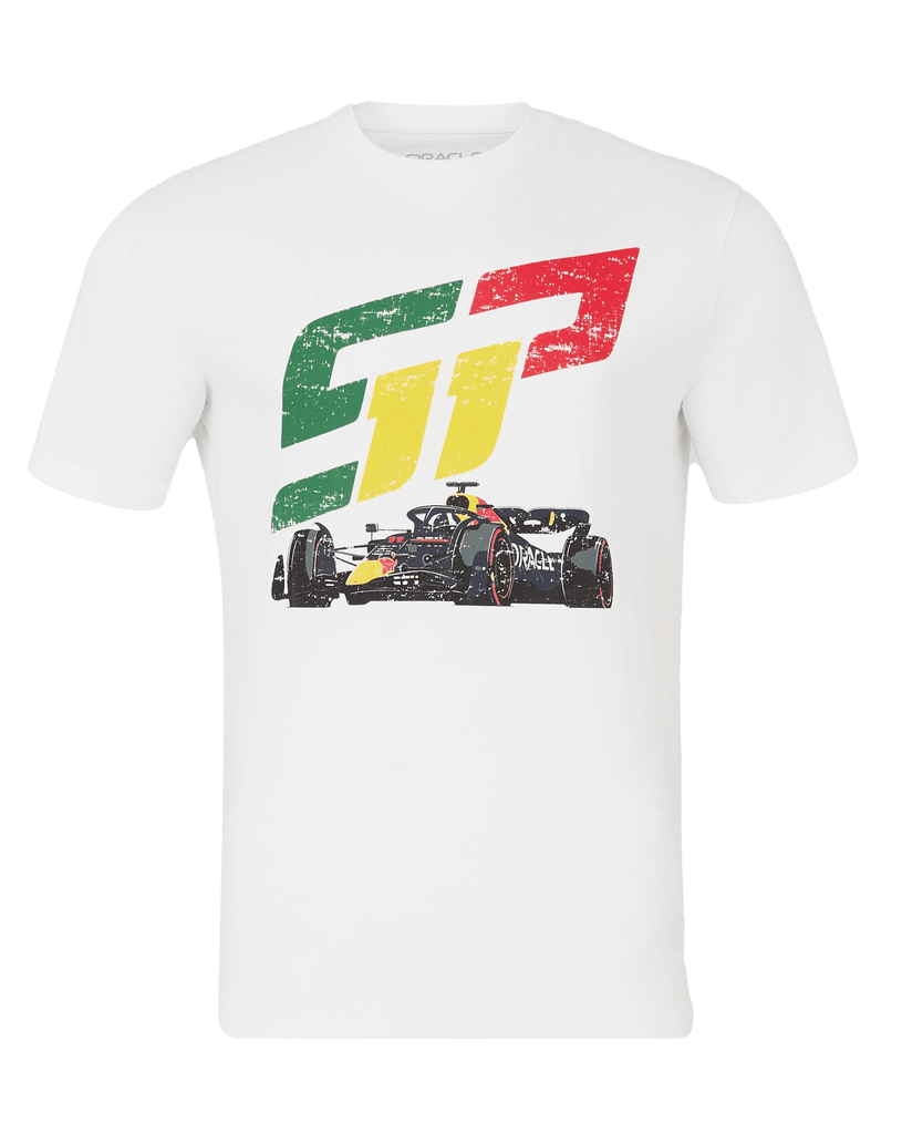 Red Bull Racing F1 Sergio "Checo" Perez Race Car T-Shirt - White/Navy T-shirts Red Bull Racing 