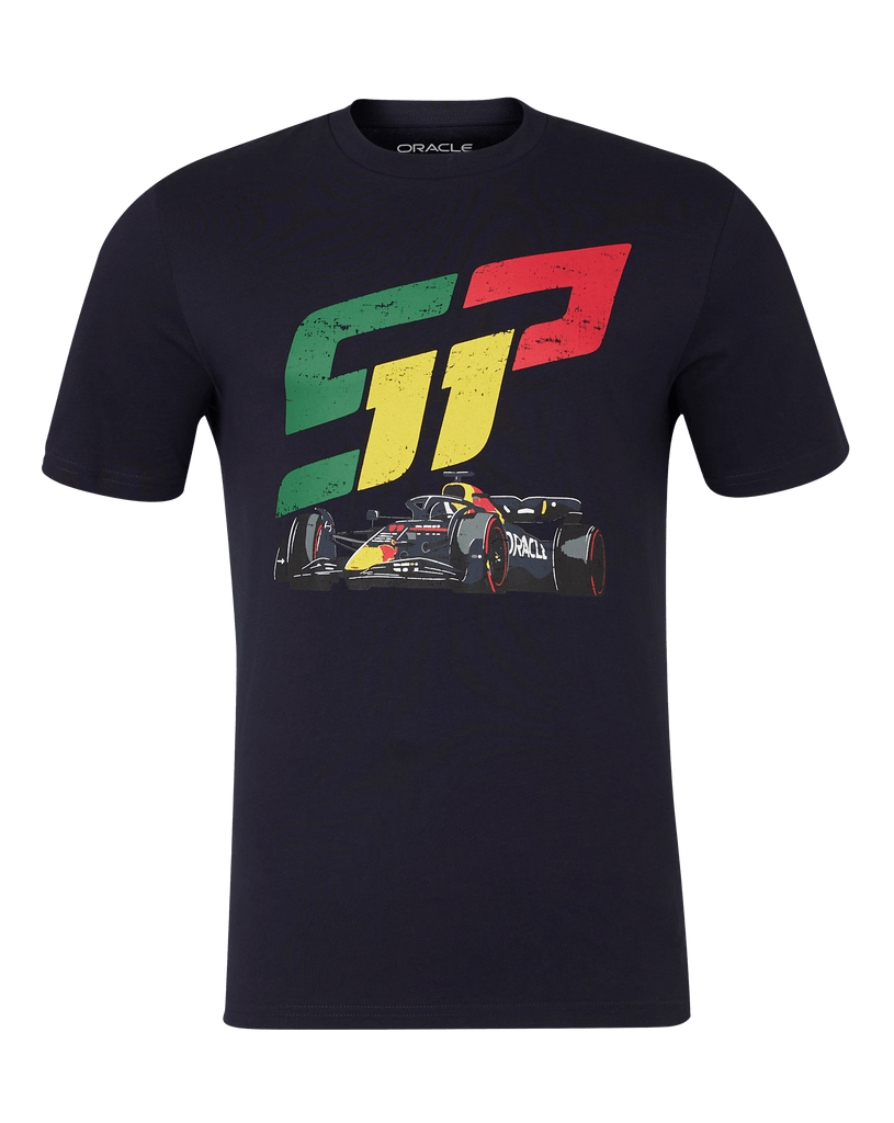 Red Bull Racing F1 Sergio "Checo" Perez Race Car T-Shirt - White/Navy T-shirts Red Bull Racing 