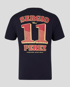 Red Bull Racing F1 Sergio "Checo" Perez Vintage Oversized T-Shirt - Off White/Navy T-shirts Red Bull Racing 