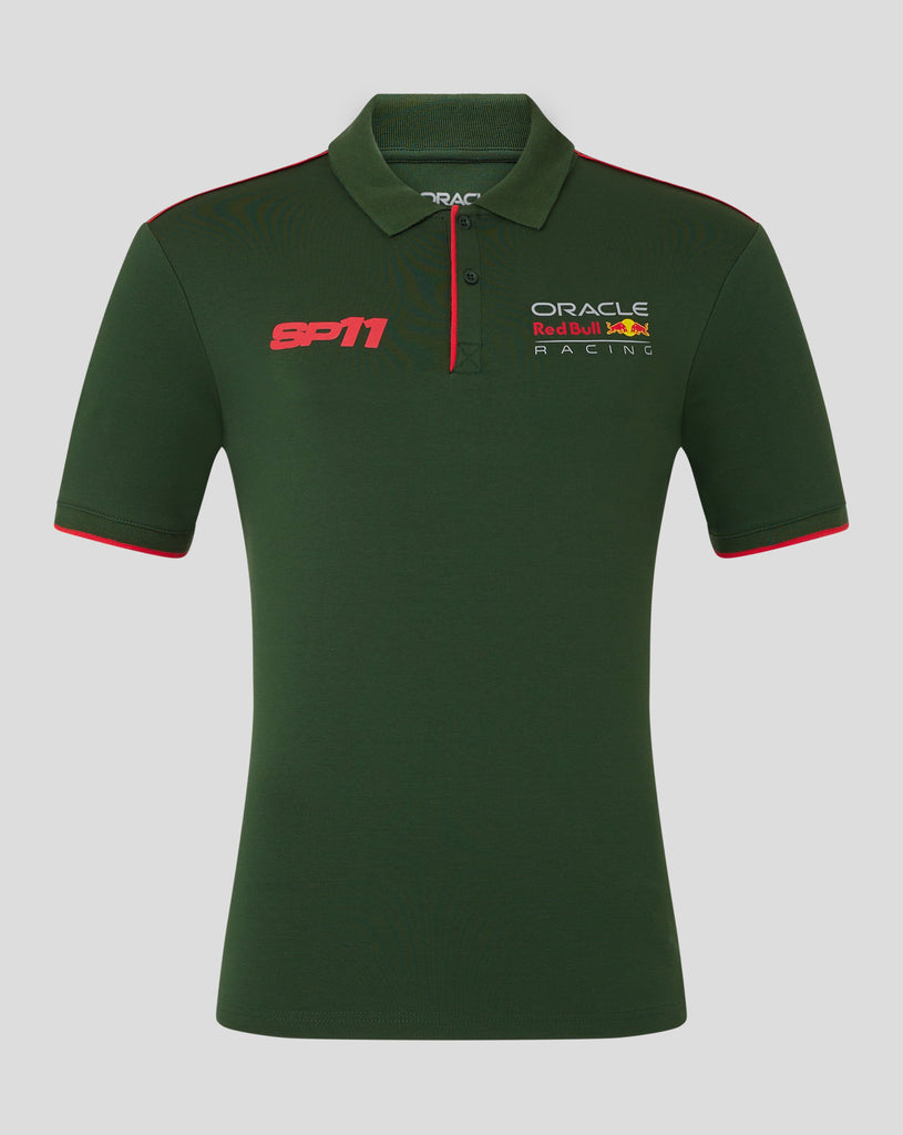 Red Bull Racing F1 Men's Sergio "Checo" Perez SP11 Polo - Green Polos Red Bull Racing 