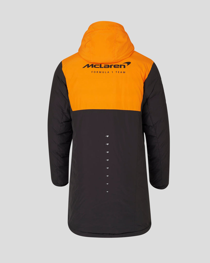 McLaren F1 2024 Team Longline Padded Jacket - Phantom Jackets McLaren-Castore 