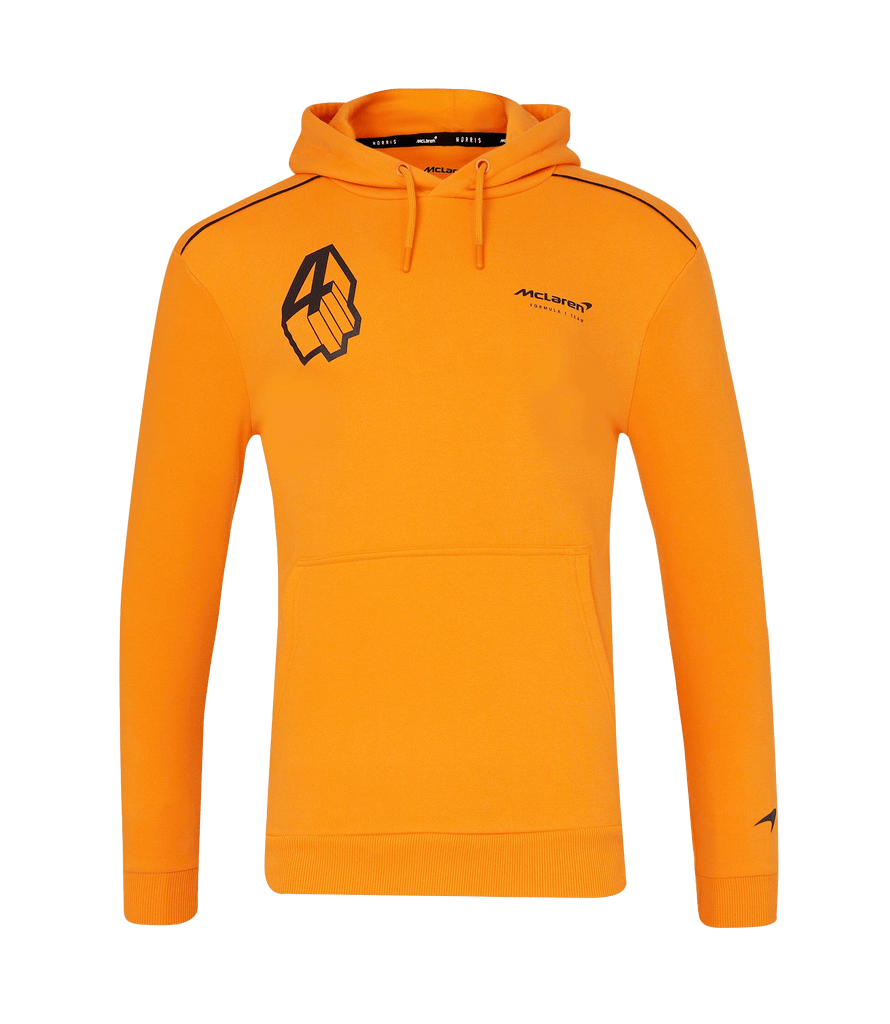 McLaren F1 Lando Norris Core Driver Hoodie - Papaya/Anthracite Hoodies McLaren-Castore 