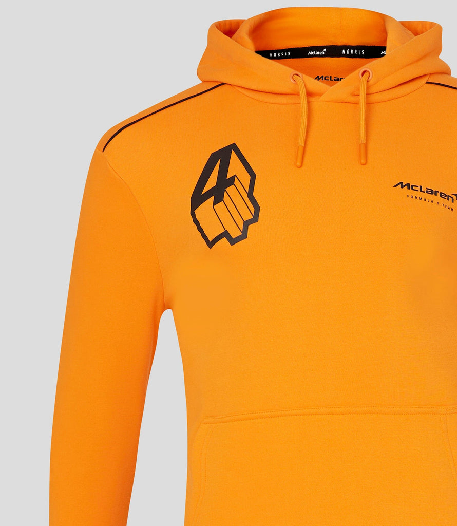 McLaren F1 Lando Norris Core Driver Hoodie - Papaya/Anthracite Hoodies McLaren-Castore 