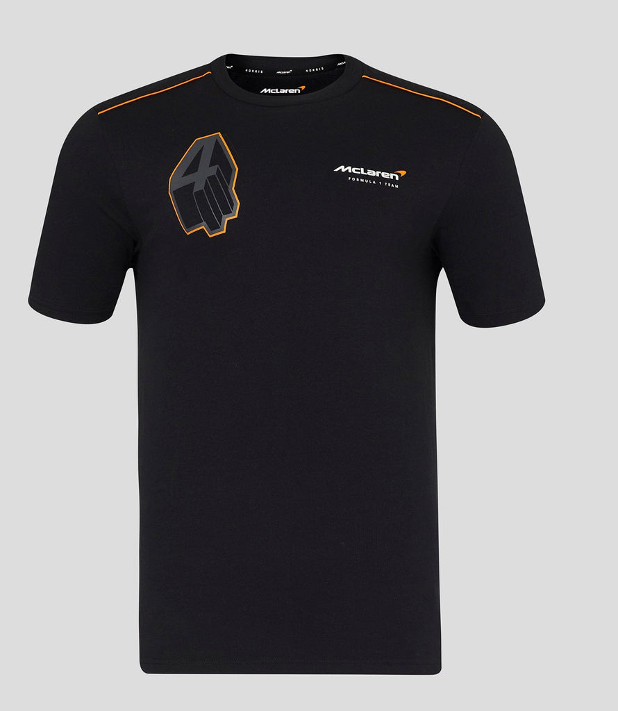 McLaren F1 Lando Norris Core Driver T-Shirt - Anthracite/White T-shirts McLaren-Castore S Anthracite 
