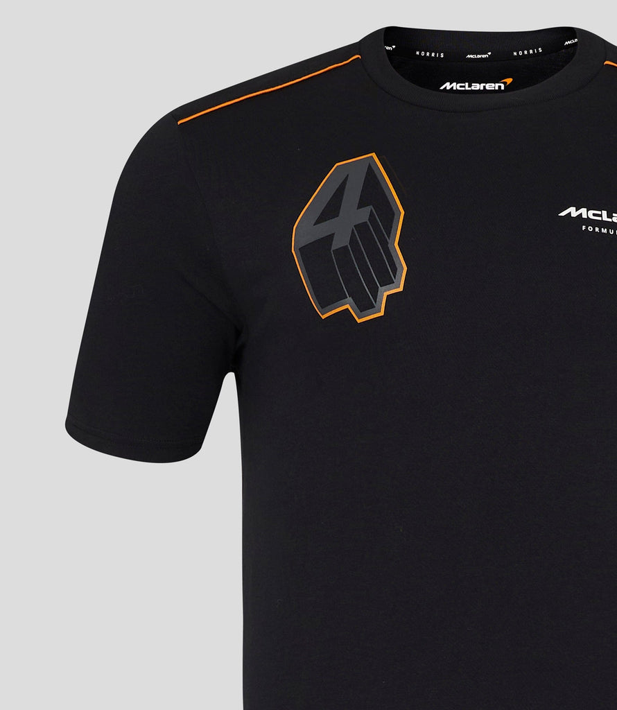McLaren F1 Lando Norris Core Driver T-Shirt - Anthracite/White T-shirts McLaren-Castore 