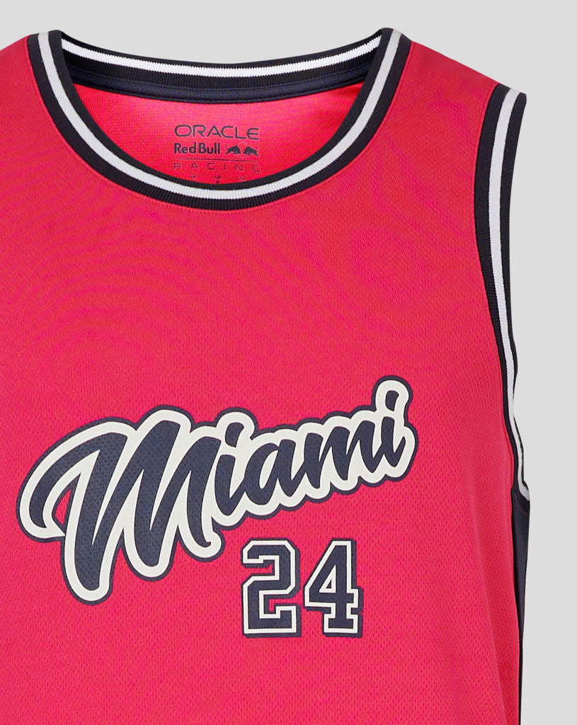 Red Bull Racing F1 Special Edition Miami GP Basketball Jersey - Beetroot Purple Jersey Red Bull Racing 