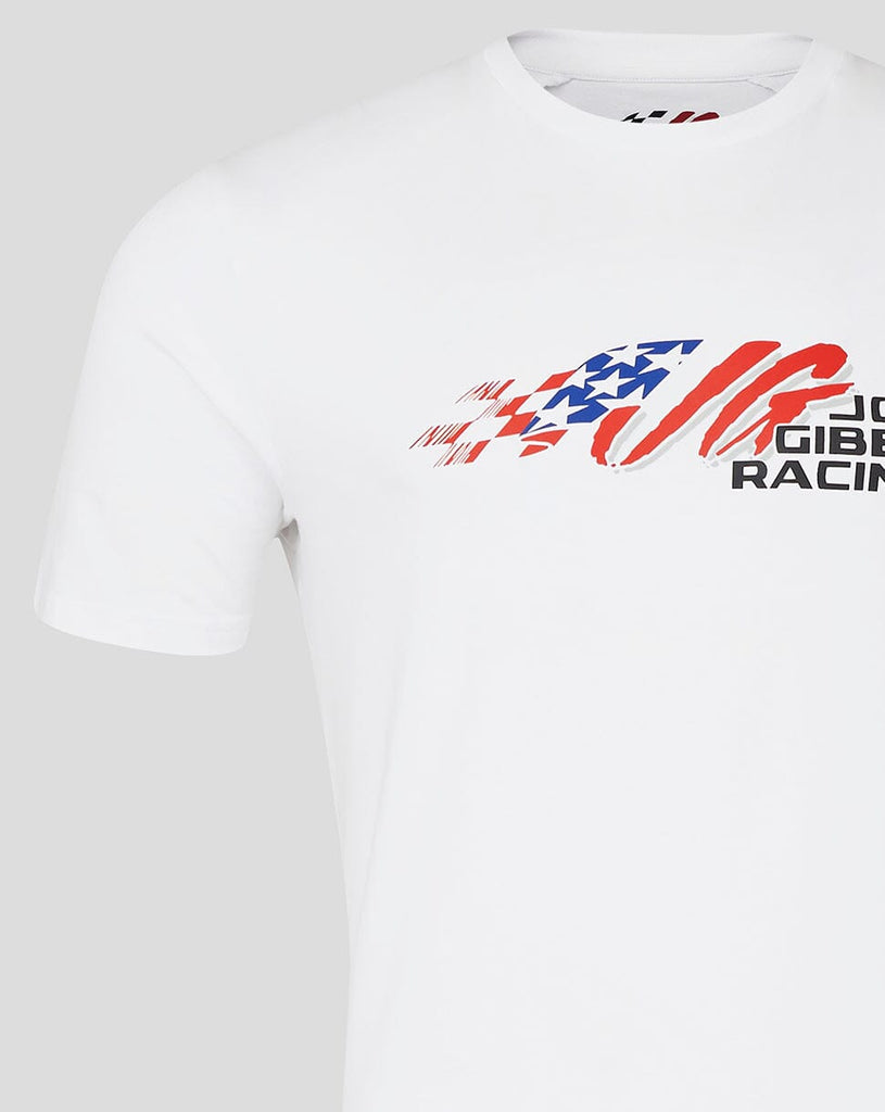 Joe Gibbs Racing Lifestyle USA T-Shirt - White T-shirts Joe Gibbs Racing 