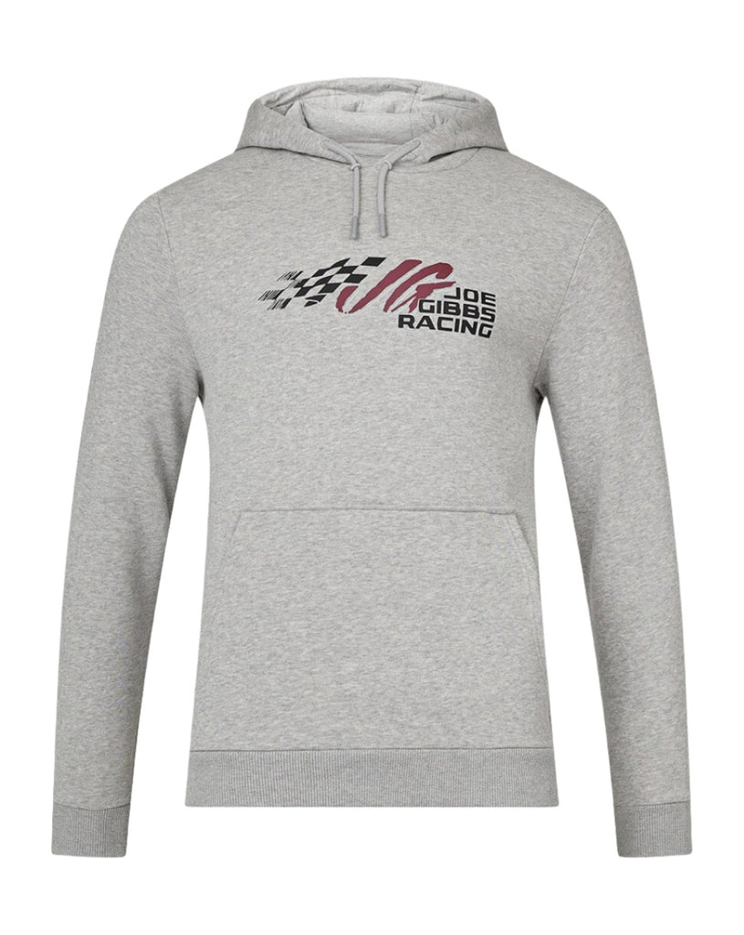 Joe Gibbs Racing Lifestyle Hoodie - Gray Hoodies Joe Gibbs Racing 