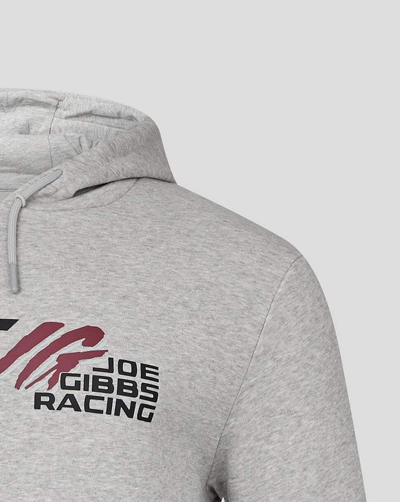 Joe Gibbs Racing Lifestyle Hoodie - Gray Hoodies Joe Gibbs Racing 