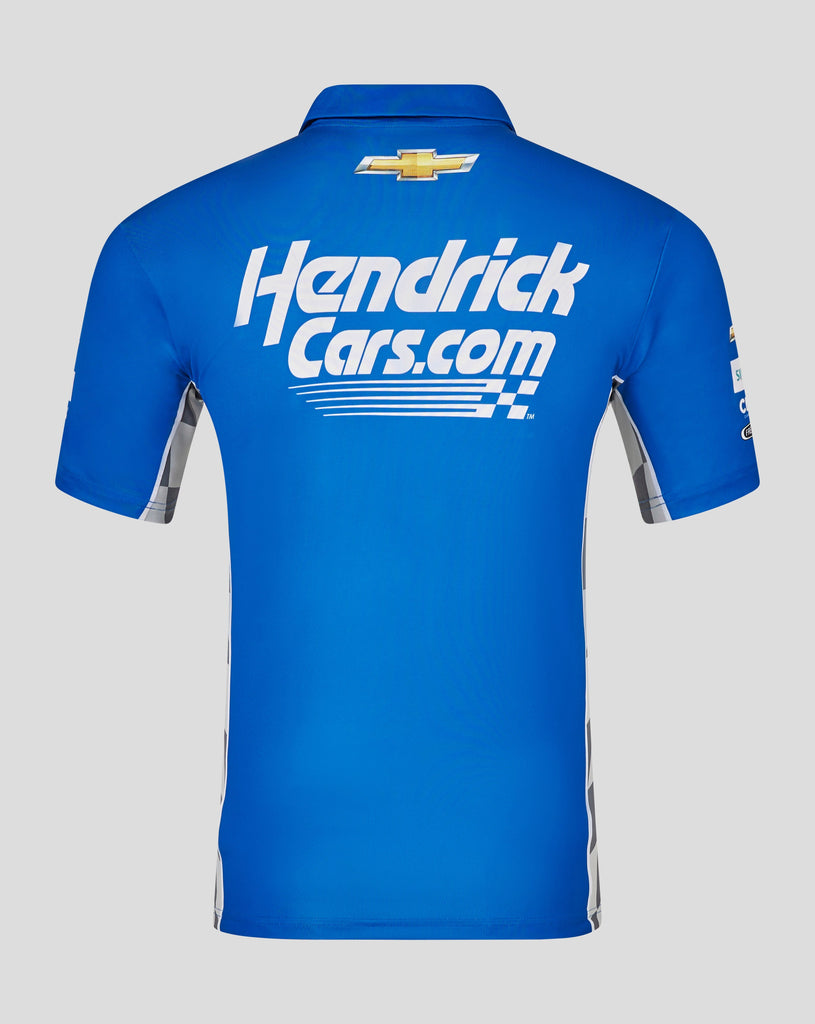 Hendrick Motorsport Kyle Larson Team Polo Shirt - Blue Polos Hendrick Motorsport 