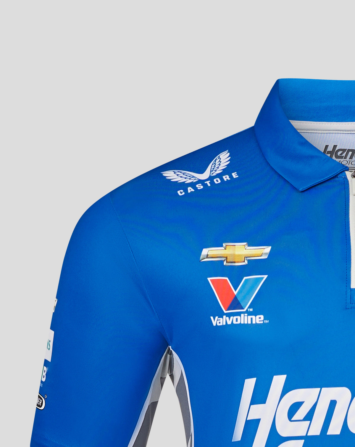 Hendrick Motorsport Kyle Larson Team Polo Shirt - Blue Polos Hendrick Motorsport 