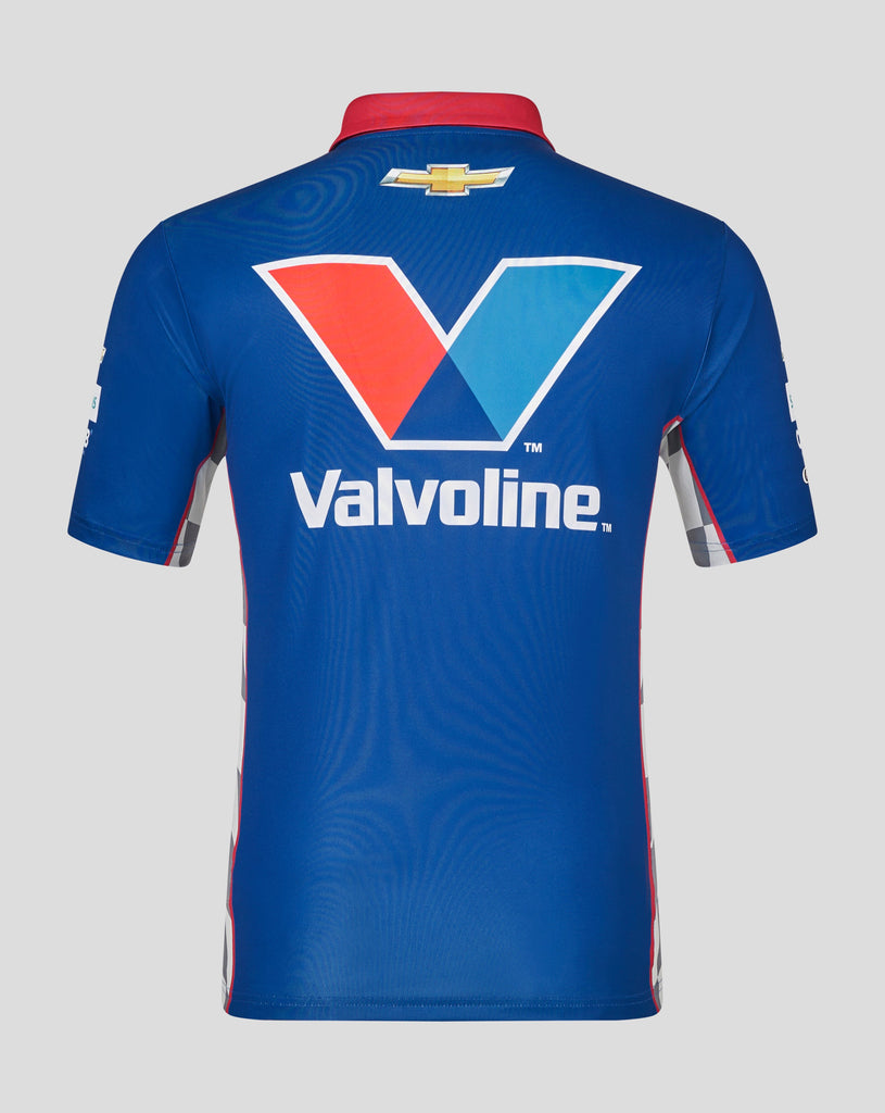 Hendrick Motorsport Valvoline Polo Shirt - Red/Blue Polos Hendrick Motorsport 