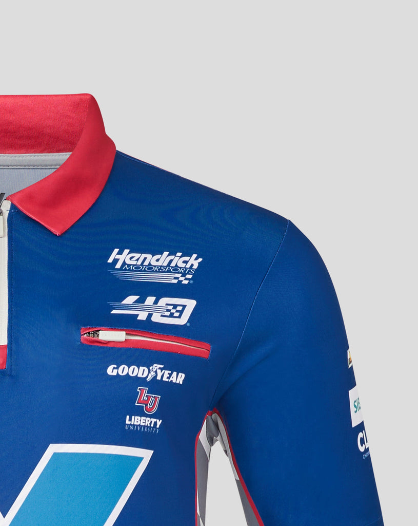 Hendrick Motorsport Valvoline Polo Shirt - Red/Blue Polos Hendrick Motorsport 