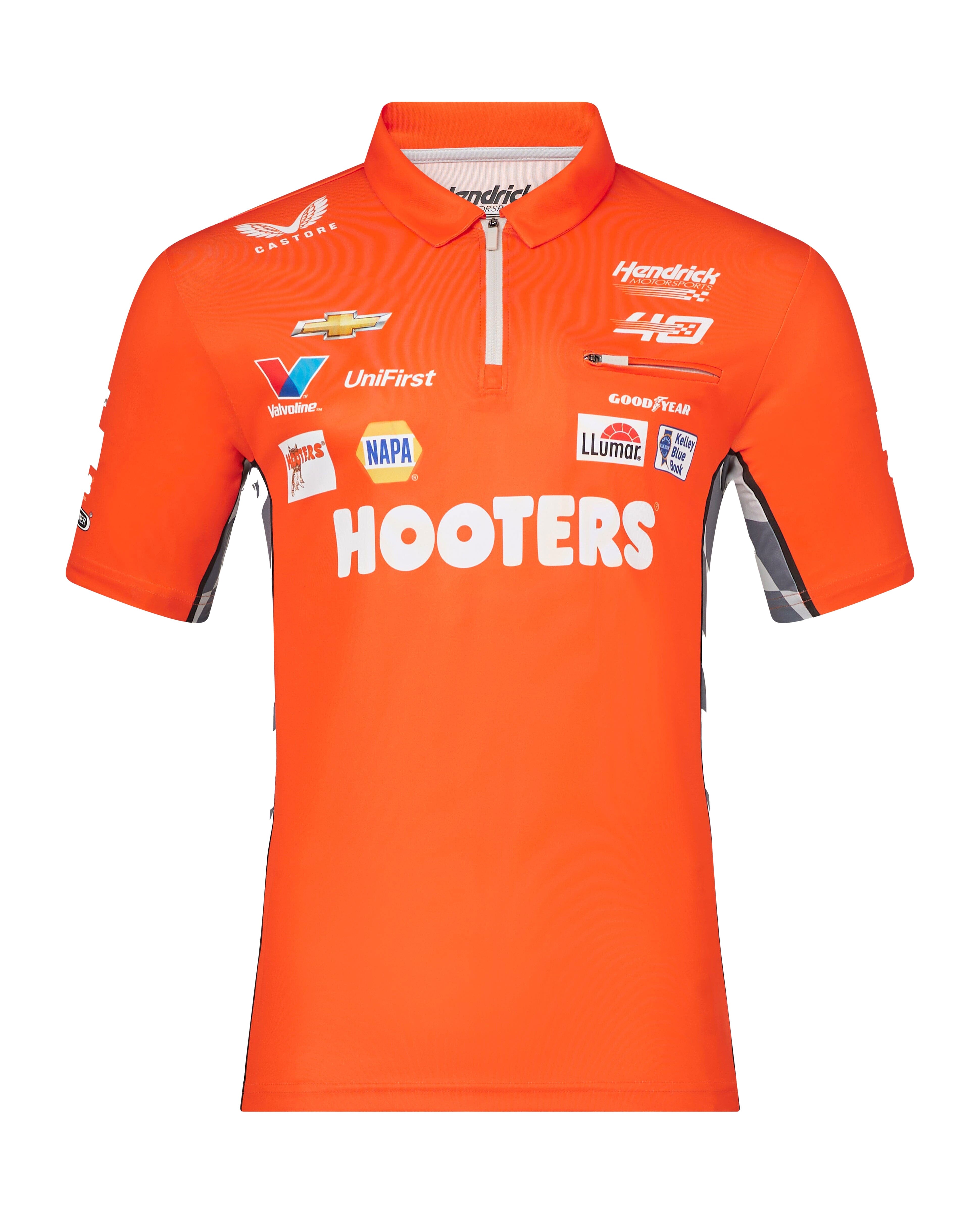NASCAR Hendrick Motorsport Chase Elliot #9 Hooters Polo Shirt
