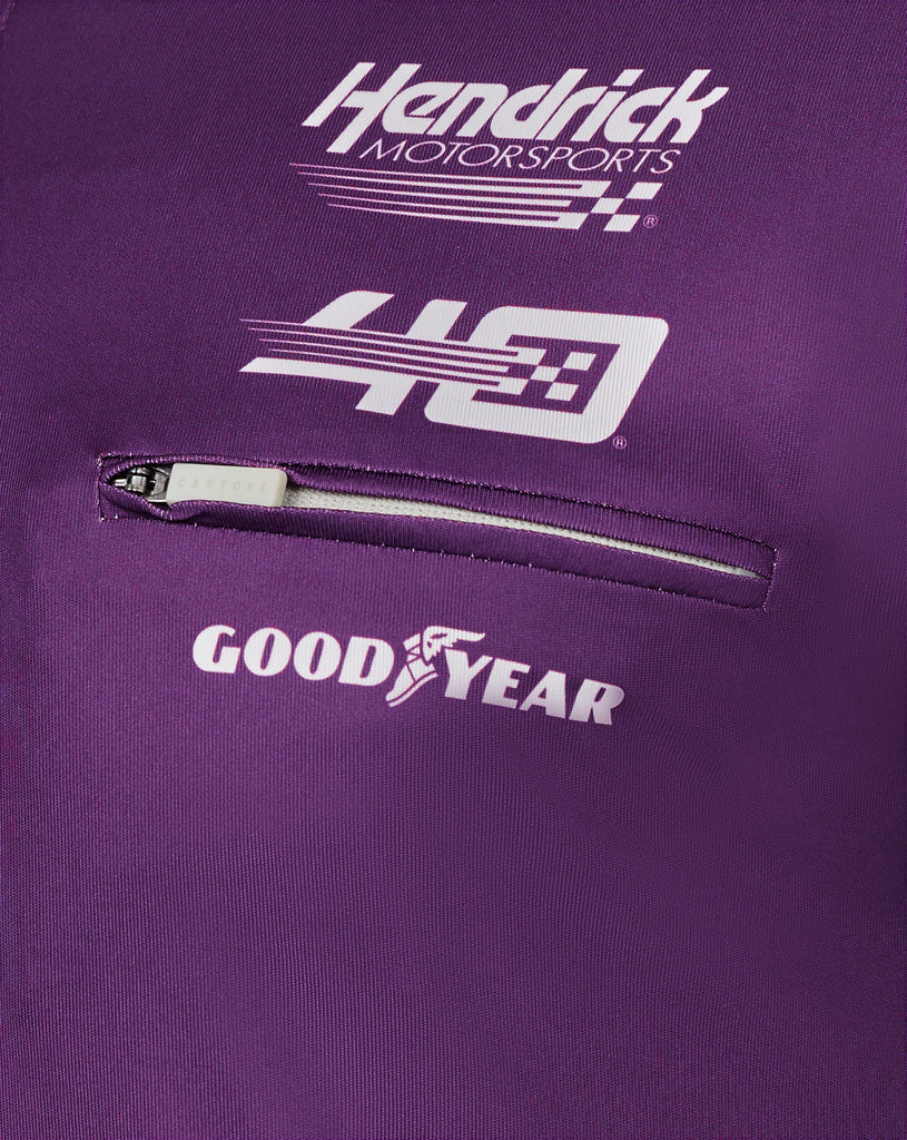 Hendrick Motorsport Alex Bowman #48 Ally Polo Shirt - Purple Polos Hendrick Motorsport 