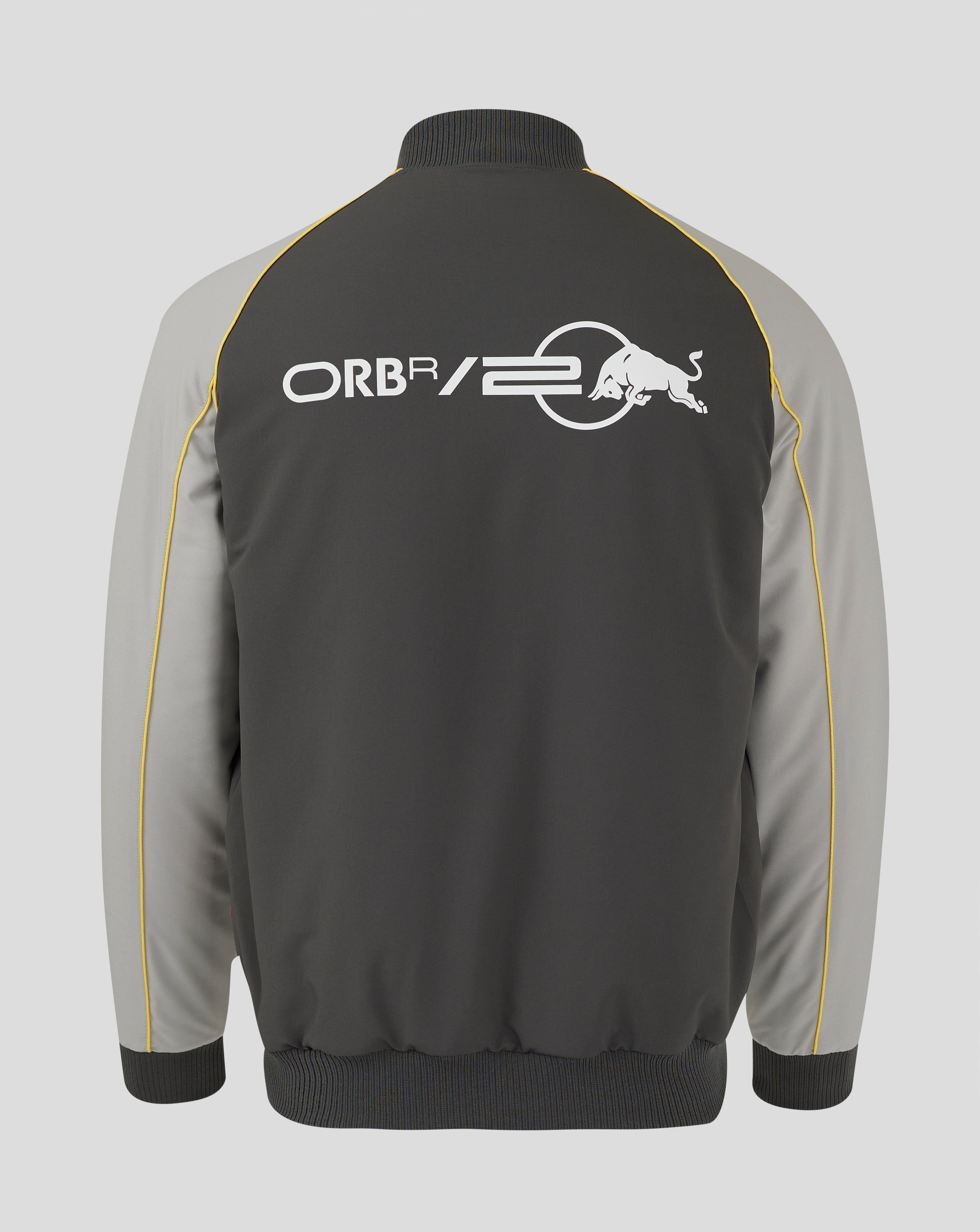 Red Bull Racing F1 20th Anniversary Bomber Jacket - Gray Jackets Red Bull Racing 