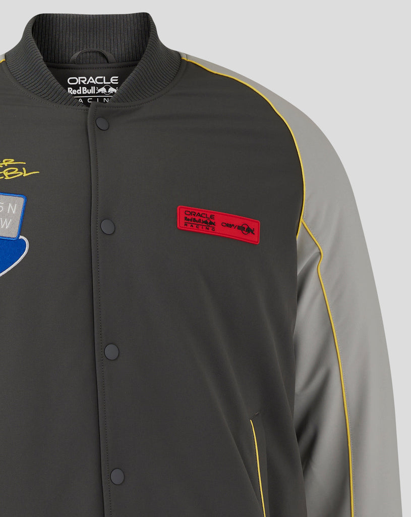 Red Bull Racing F1 20th Anniversary Bomber Jacket - Gray Jackets Red Bull Racing 
