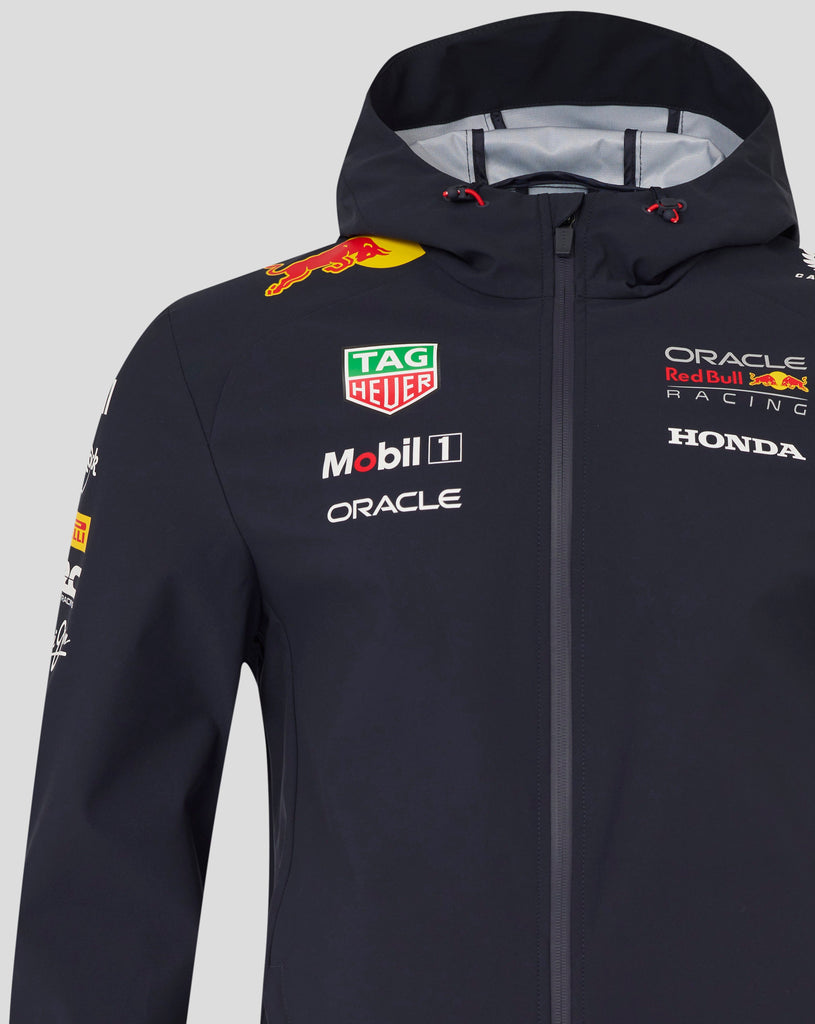 Red Bull Racing F1 2025 Team Rain Jacket- Navy Jackets Red Bull Racing 
