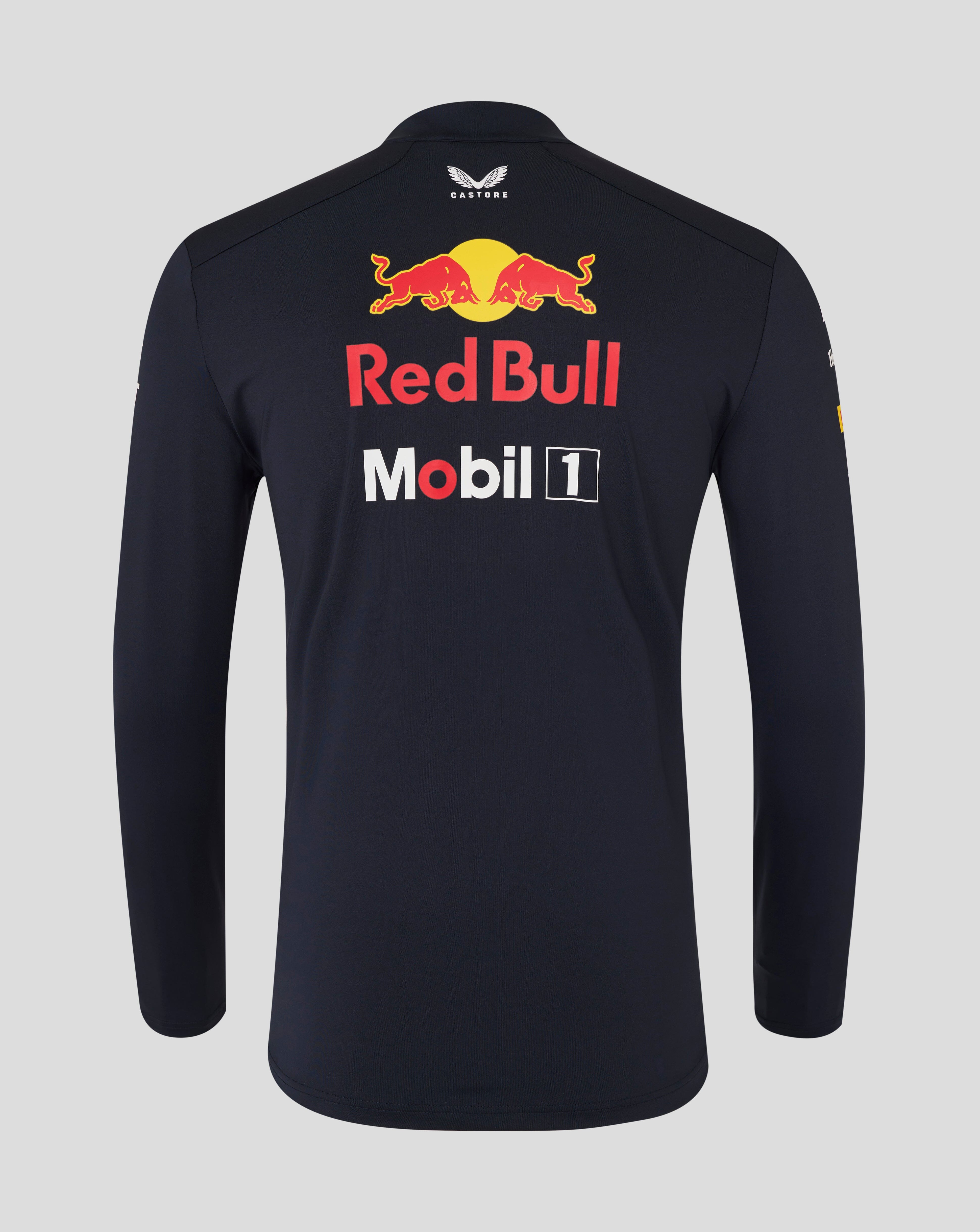Red Bull Racing F1 2025 Team 1/4 Zip Mid Layer - Navy Jackets Red Bull Racing 