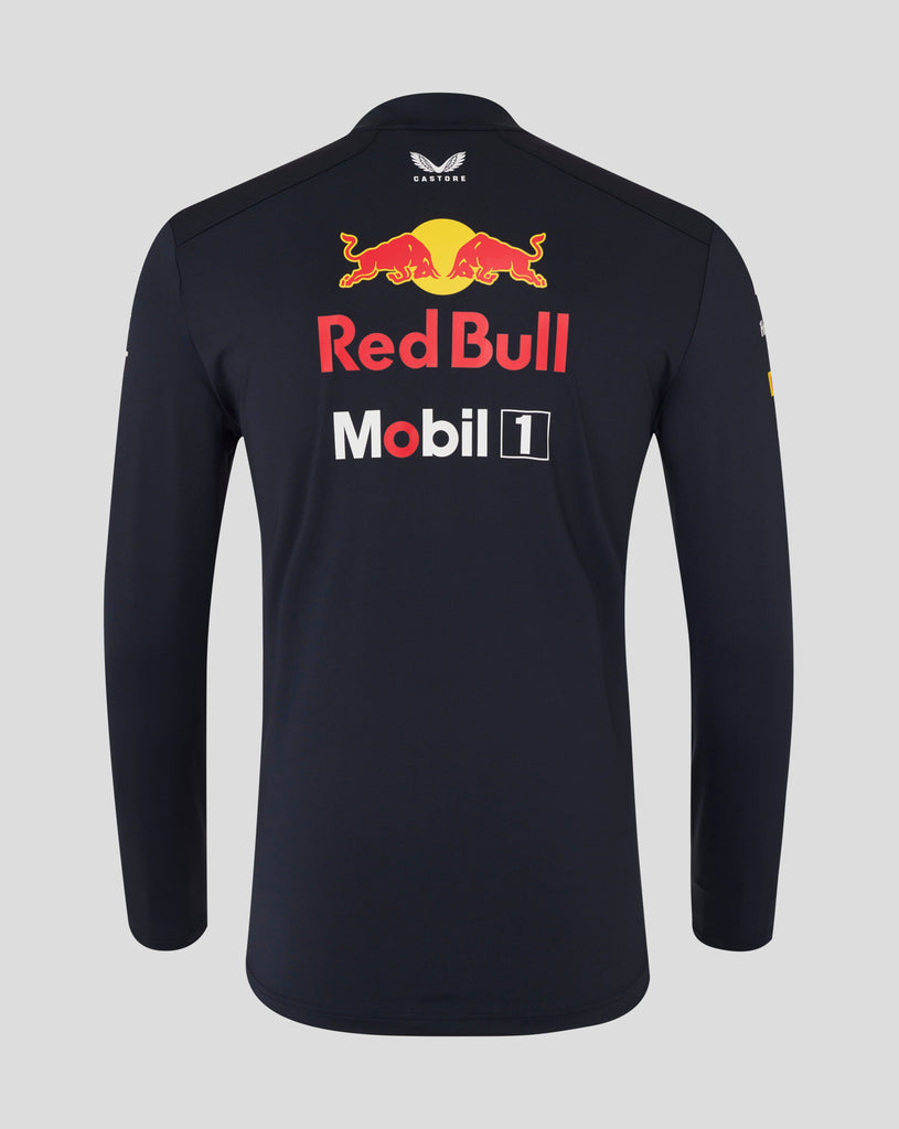 Red Bull Racing F1 2025 Team 1/4 Zip Mid Layer - Navy Jackets Red Bull Racing 
