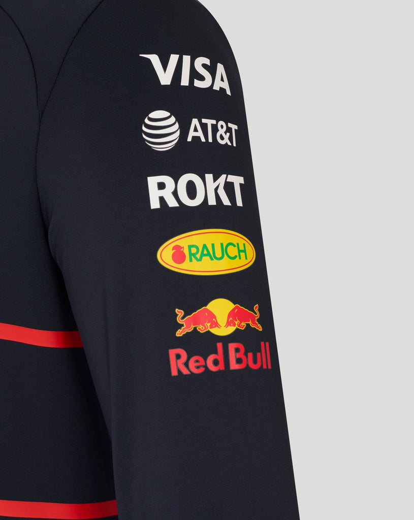Red Bull Racing F1 2025 Team 1/4 Zip Mid Layer - Navy Jackets Red Bull Racing 