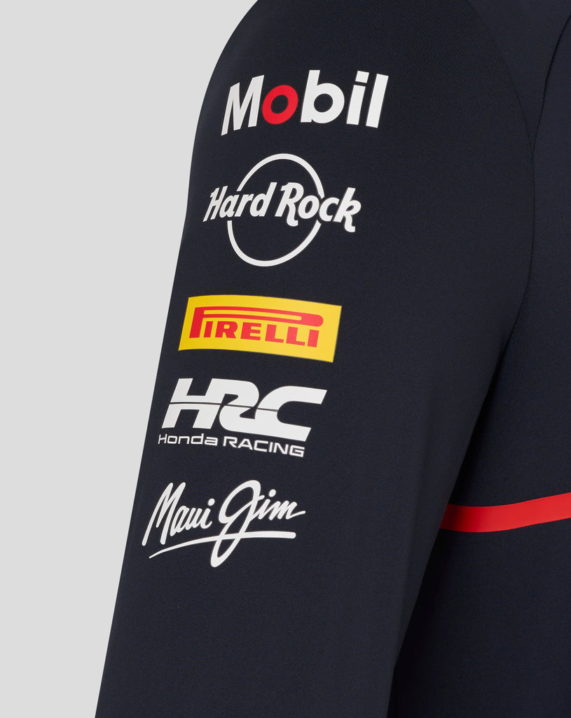 Red Bull Racing F1 2025 Team 1/4 Zip Mid Layer - Navy Jackets Red Bull Racing 