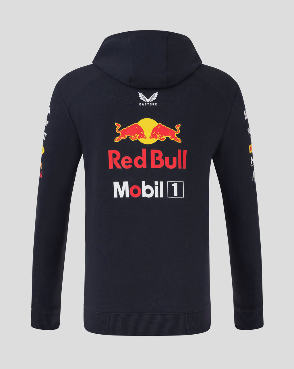 Red Bull Racing F1 2025 Team Full Zip Hooded Sweatshirt- Navy Hoodies Red Bull Racing 