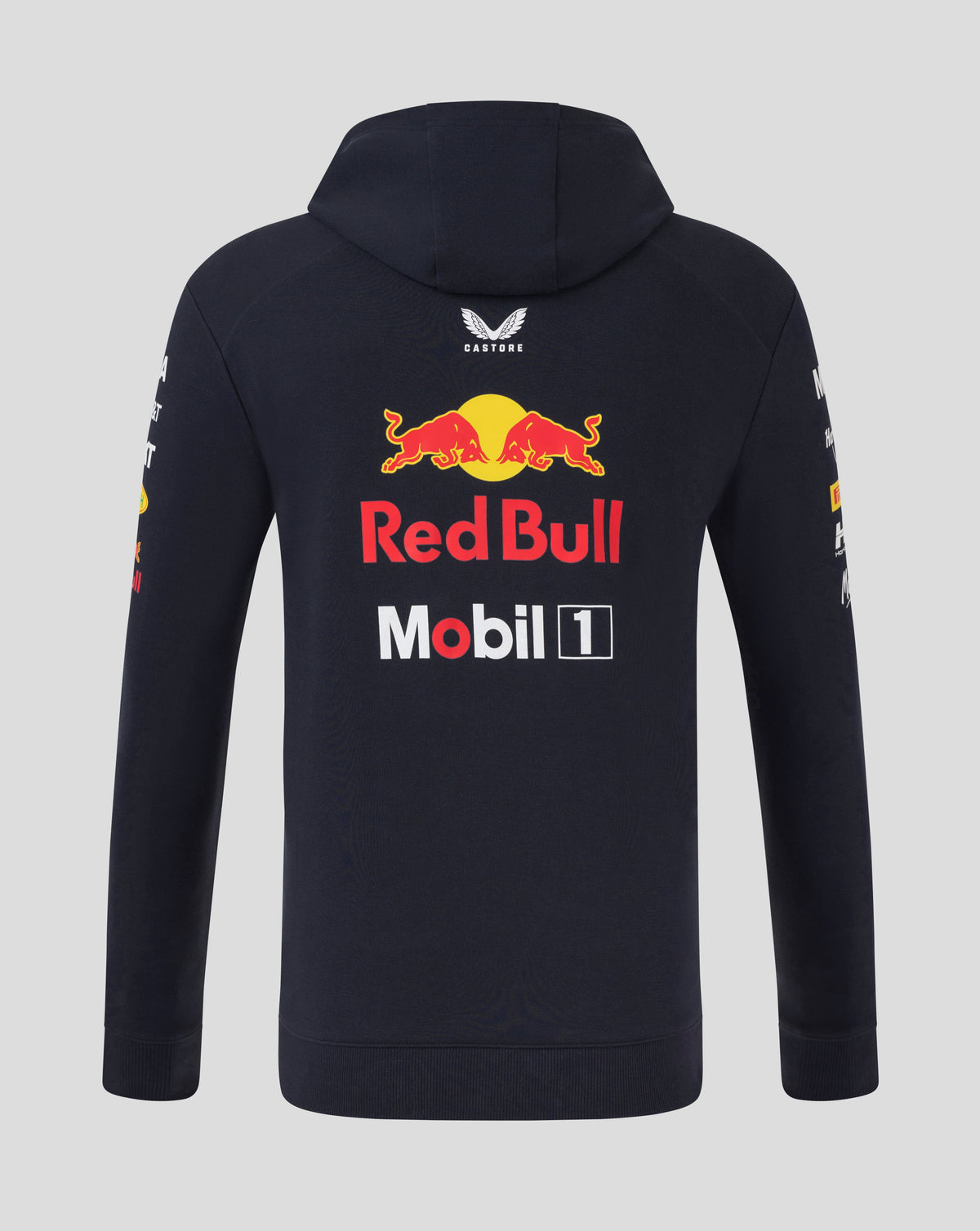Red Bull Racing F1 2025 Team Full Zip Hooded Sweatshirt- Navy Hoodies Red Bull Racing 