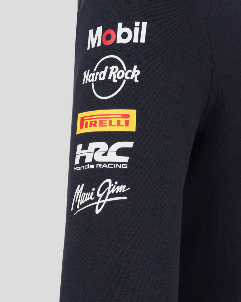 Red Bull Racing F1 2025 Team Full Zip Hooded Sweatshirt- Navy Hoodies Red Bull Racing 