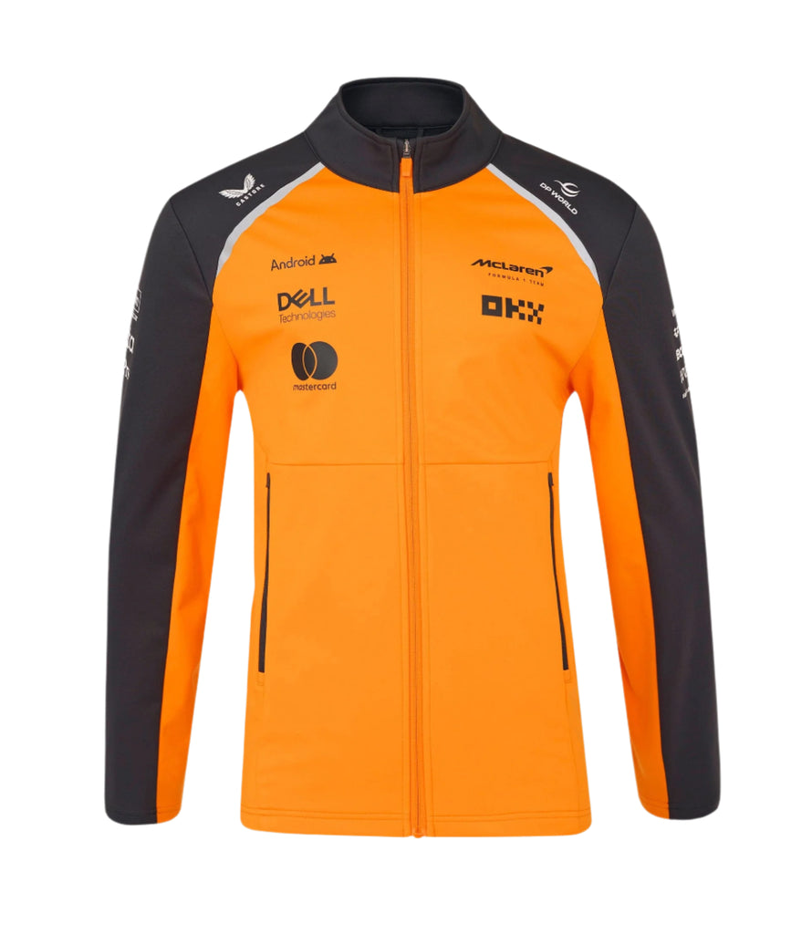 McLaren F1 2024 Team Softshell Jacket - Papaya Jackets McLaren-Castore 